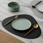 Non-Slip PU Leather Table Placemat for Dining Table Waterproof Heat-Resistant