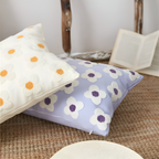 Floral Embroidered Cushion Cover for Sofa and Couch