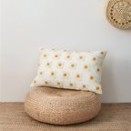 Floral Embroidered Cushion Cover for Sofa and Couch