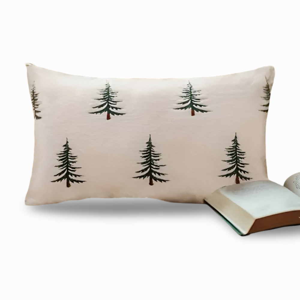Christmas Pine Tree Decorative Cushion Sofa and Couch Cover