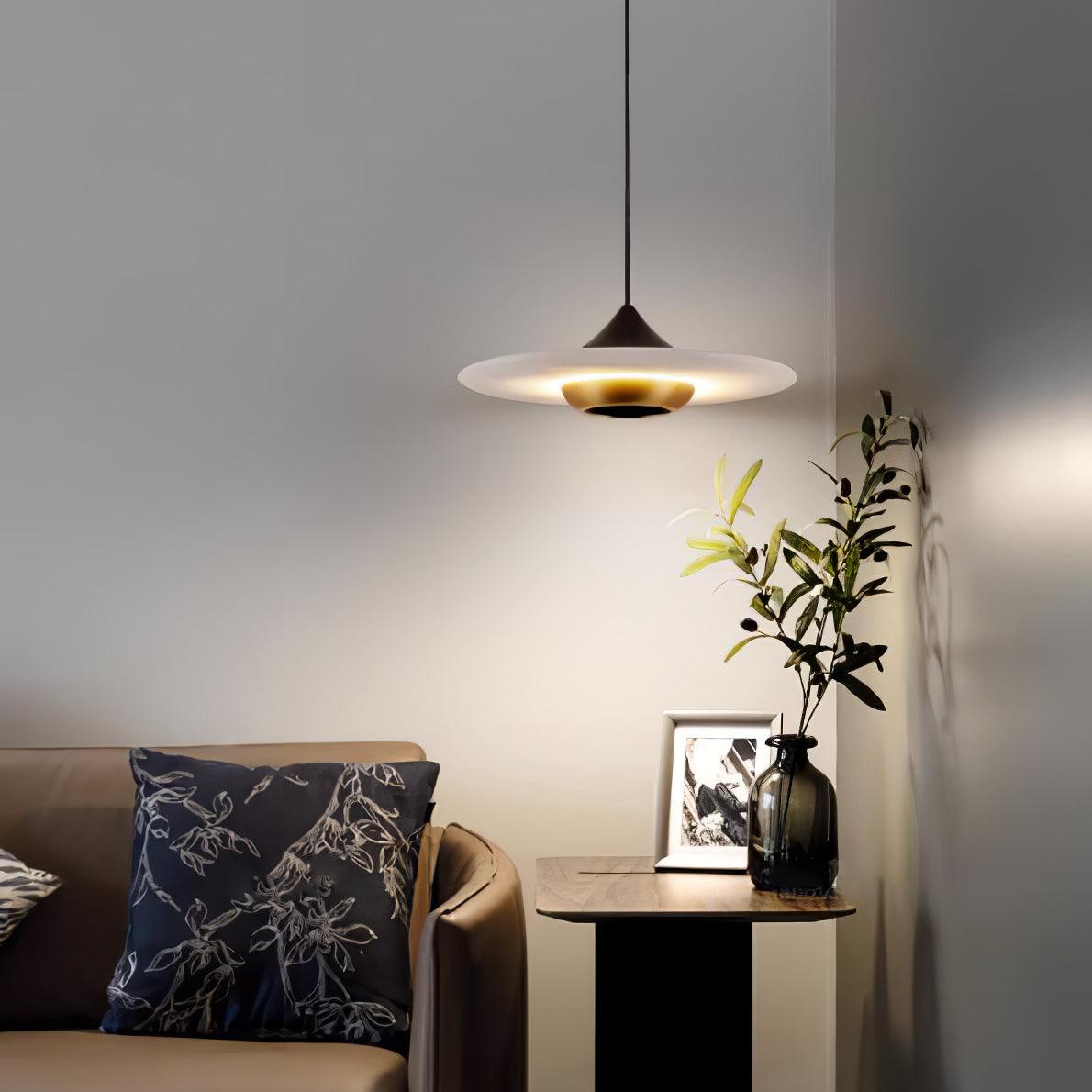 Modern Pendant Ceiling Light with LED and Minimalist Design