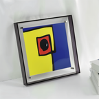 Neon Acrylic Photo Frame with Fluorescent Edge and Desk Display