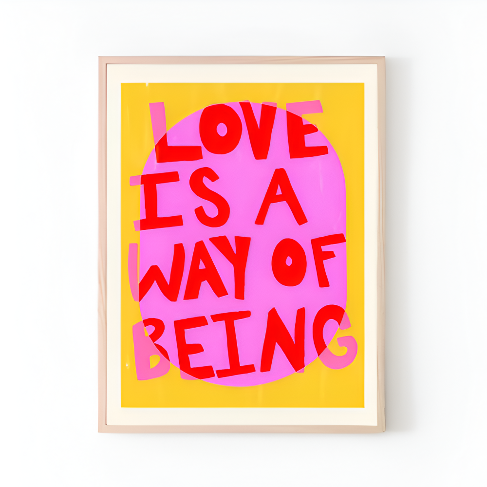 Inspirational Quotes Canvas Wall Art Set with Modern Typography Design