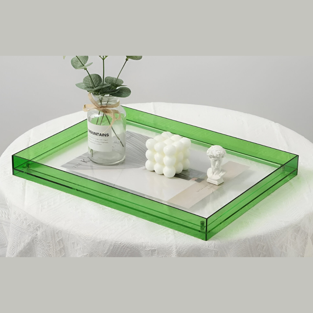 Clear Acrylic Picture Frame with Floating Design
