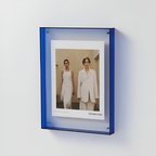 Clear Acrylic Picture Frame with Floating Design