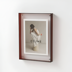 Clear Acrylic Picture Frame with Floating Design