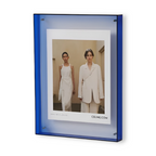 Clear Acrylic Picture Frame with Floating Design
