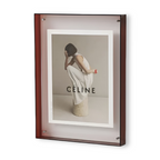 Clear Acrylic Picture Frame with Floating Design