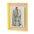 Clear Acrylic Picture Frame with Floating Design