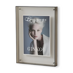 Clear Acrylic Picture Frame with Floating Design