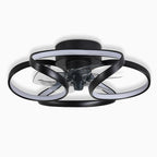 Bedroom LED Ceiling Fan with Light and Remote Control