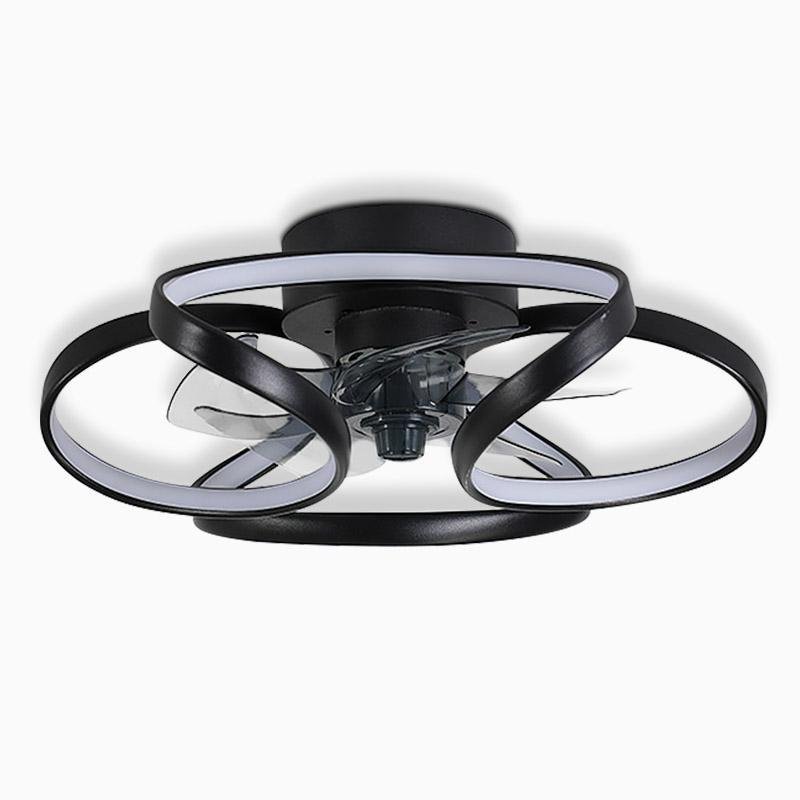 Bedroom LED Ceiling Fan with Light and Remote Control