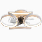 Bedroom LED Ceiling Fan with Light and Remote Control