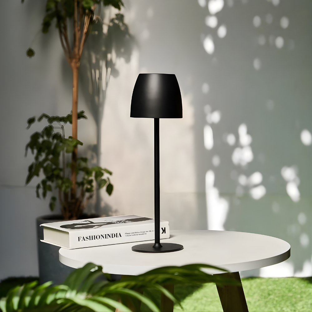 Cordless Rechargeable Table Lamp with Waterproof Design