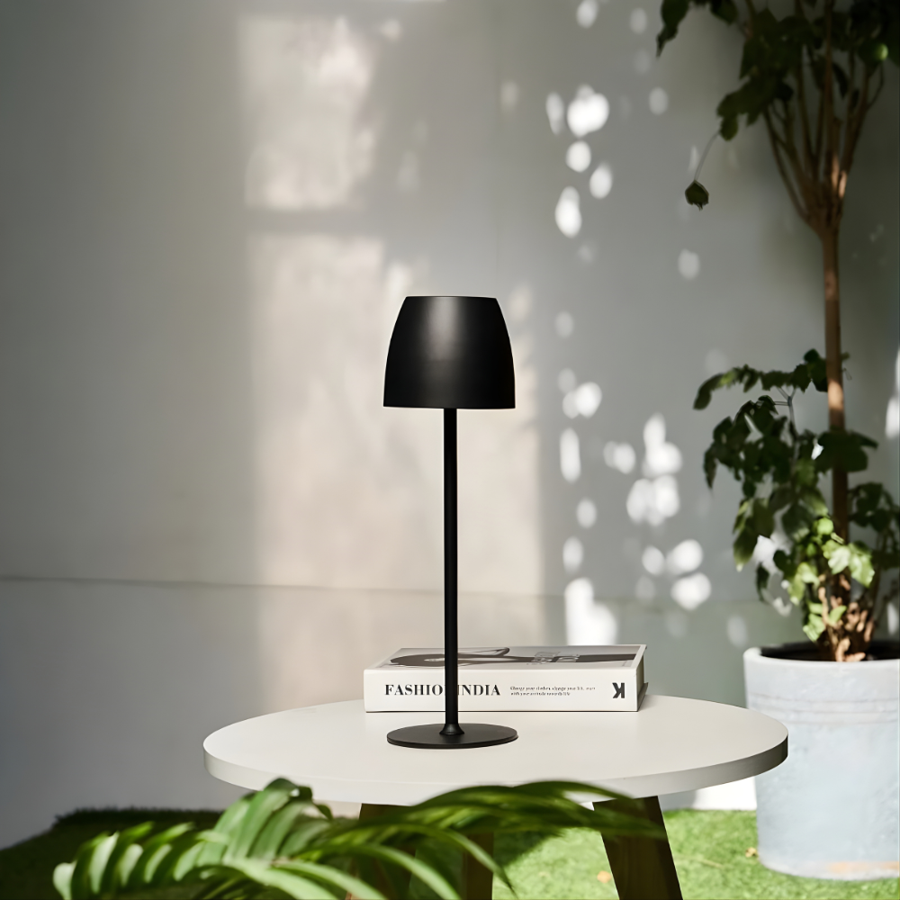 Cordless Rechargeable Table Lamp with Waterproof Design
