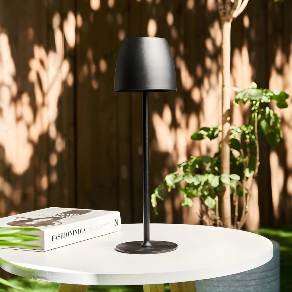 Cordless Rechargeable Table Lamp with Waterproof Design