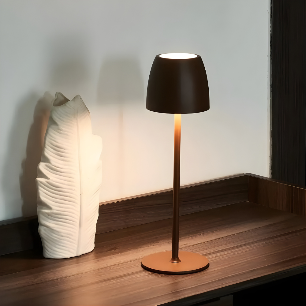Cordless Rechargeable Table Lamp with Waterproof Design
