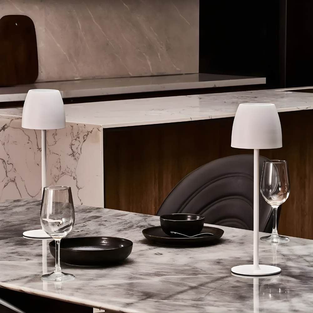 Cordless Rechargeable Table Lamp with Waterproof Design