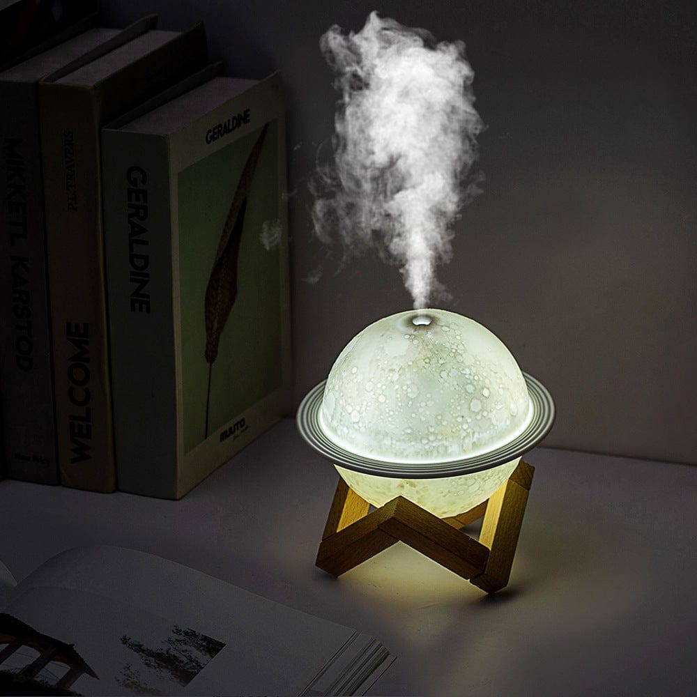 Moon Lamp Humidifier & Aroma Diffuser LED Night Light with Mist