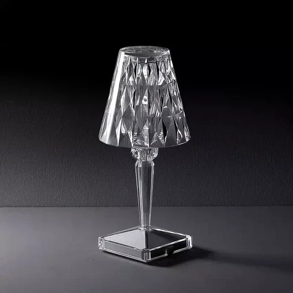 Crystal Effect LED Table Lamp with Touch Control