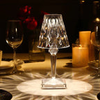 Crystal Effect LED Table Lamp with Touch Control