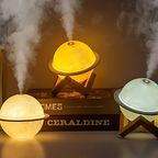 Moon Lamp Humidifier & Aroma Diffuser LED Night Light with Mist