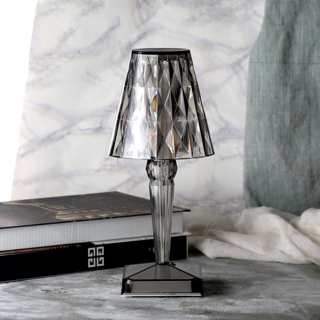 Crystal Effect LED Table Lamp with Touch Control