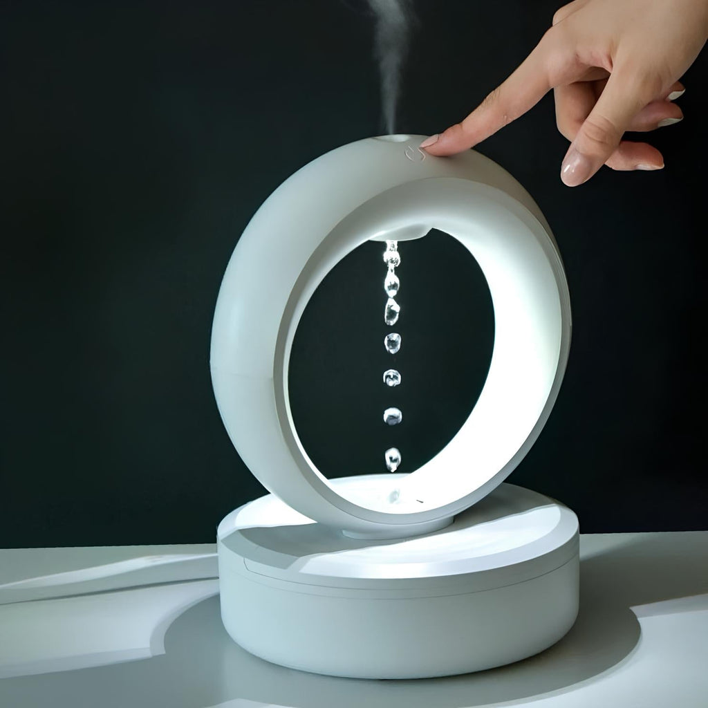 Anti-Gravity Water Drop Humidifier & Aroma Diffuser Lamp