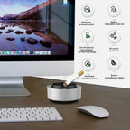 Smokeless Ashtray with Built-in Smoke Absorber Portable Odor Eliminator